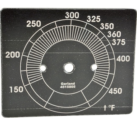 Garland Dial Scale Deg F 450 4515805